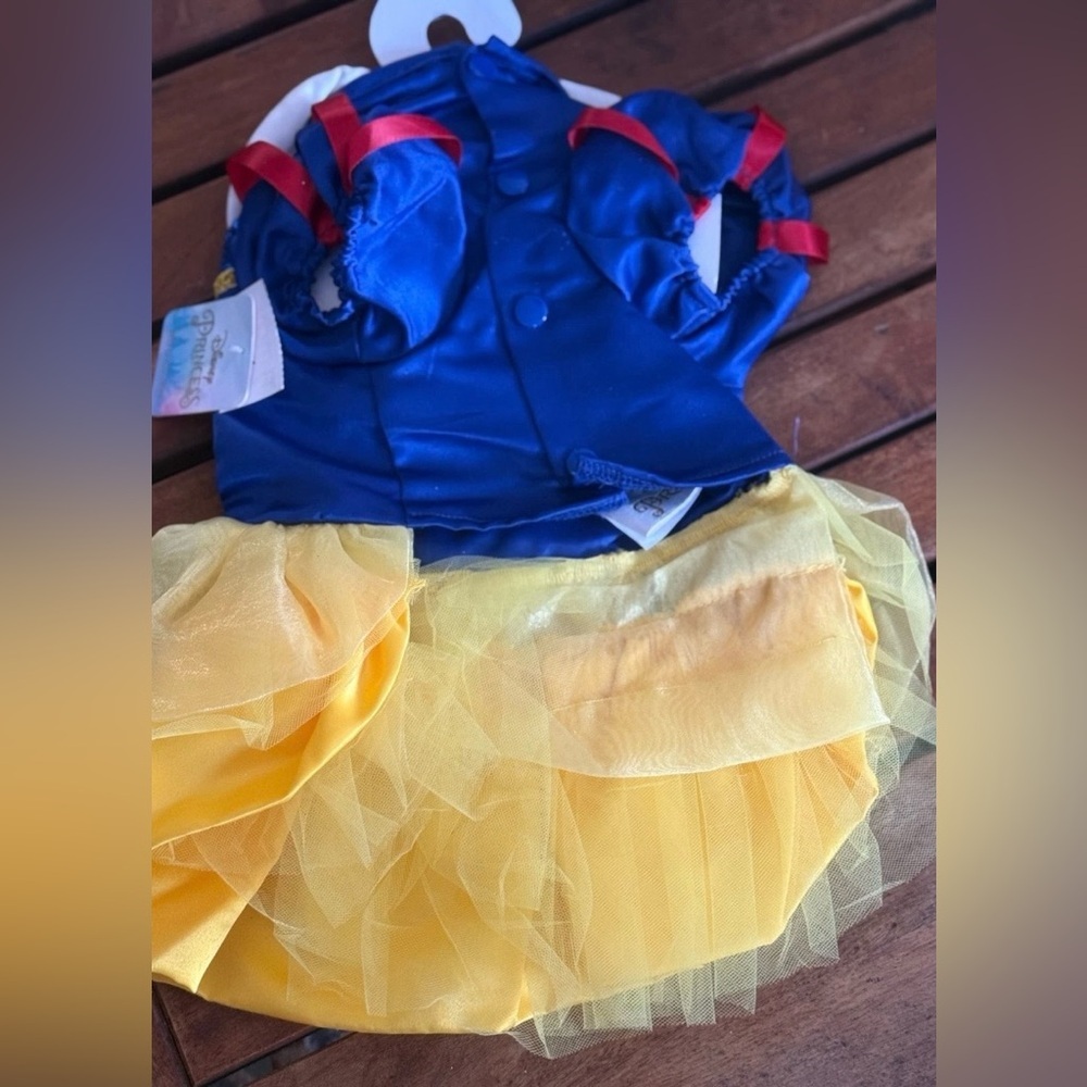 Disney Snow White Dog Costume Dress Princess Pet Costume NWT - Picture 3 of 4